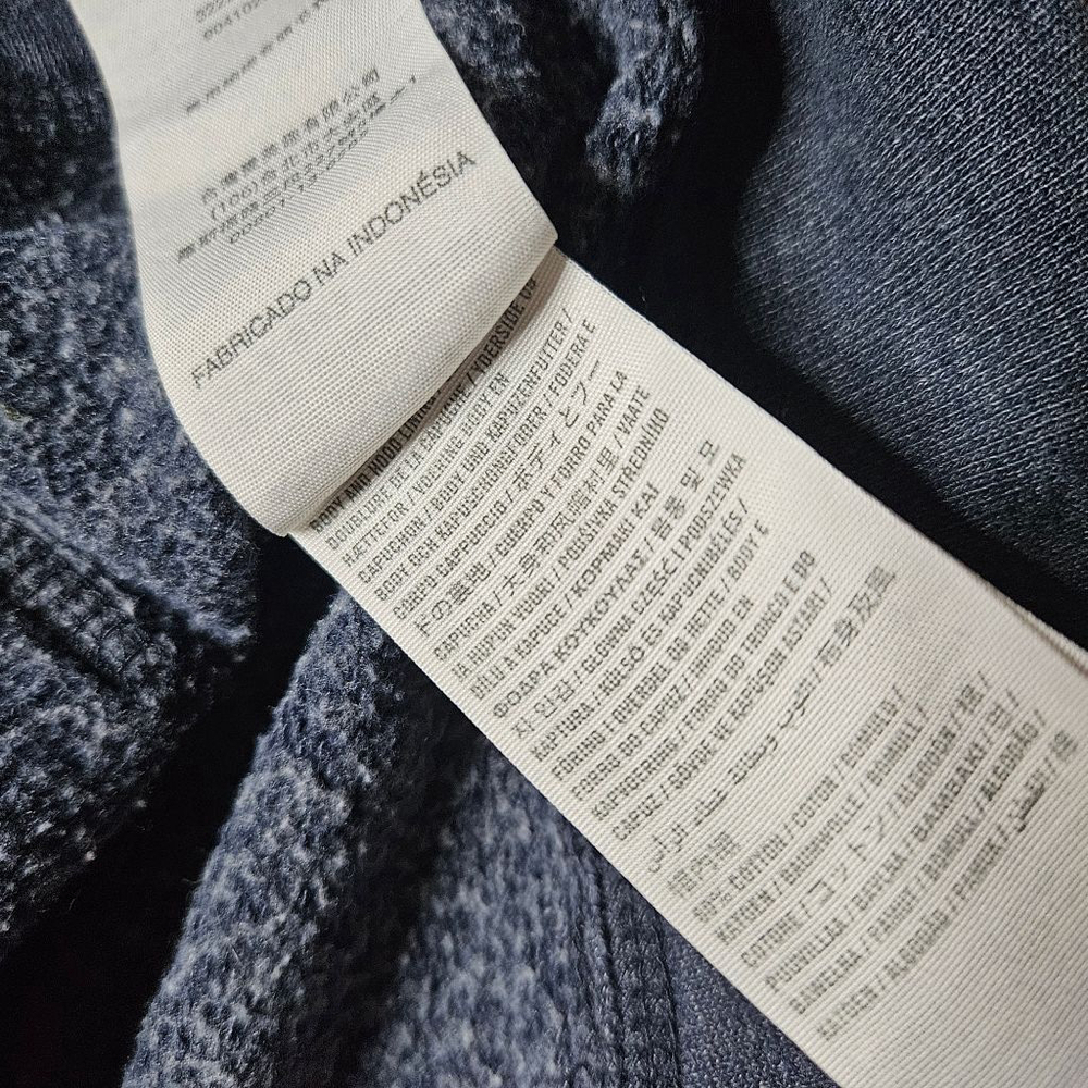 Hollister Medium Blue and Green Hoodie Sweater - Picture 3 of 8